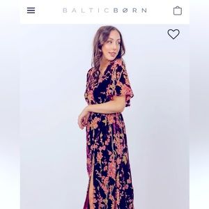 Baltic Born: Uma Velvet Maxi Dress -Size S
